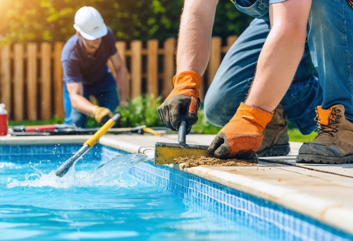 Pool builder easley sc in Greenville